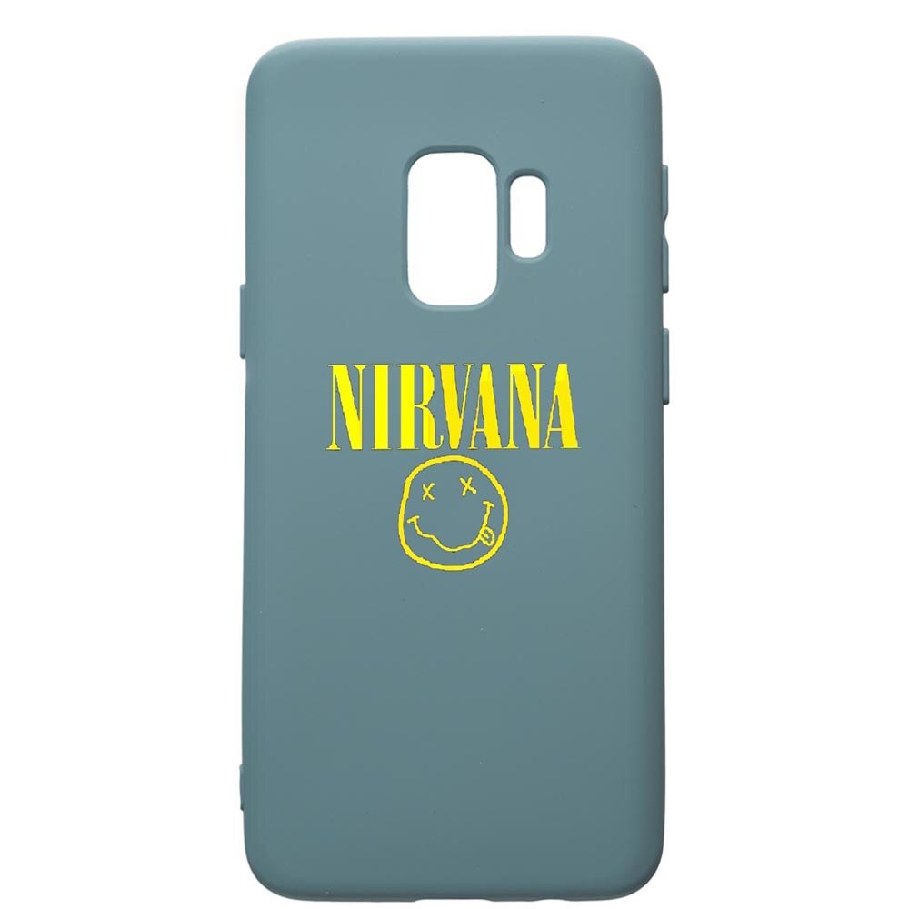 Husa Premium Silicon Compatibila Cu Samsung Galaxy S9, Nirvana, cu interiorul din material textil, protectie camera, Cornflower, PCF540