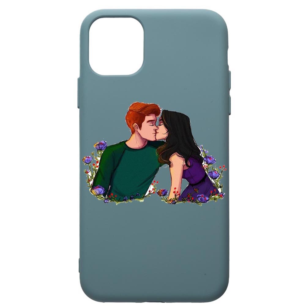 Husa Premium Silicon Compatibila Cu Apple iPhone 11 Pro Max, Riverdale Love, cu interiorul din material textil, protectie camera, Cornflower, PCF622