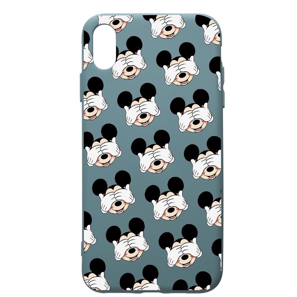 Husa Premium Silicon Compatibila Cu Huawei Y5 2019, Mini Mouse, cu interiorul din material textil, protectie camera, Cornflower, PCF603