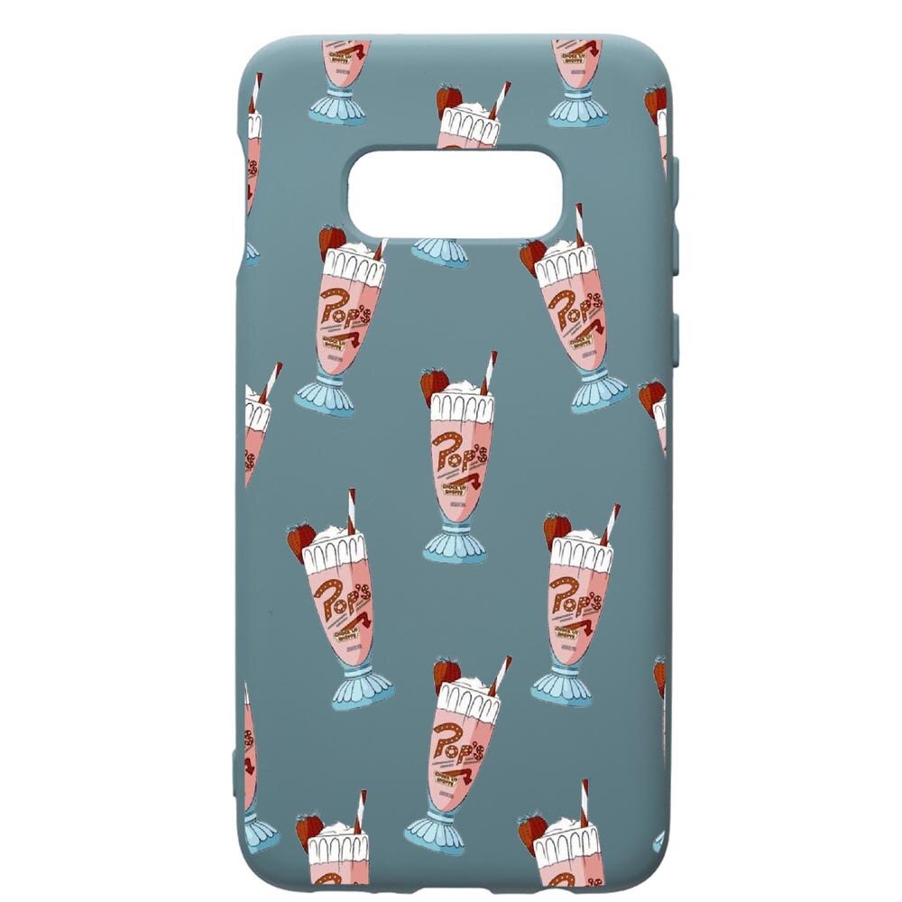 Husa Premium Silicon Compatibila Cu Samsung Galaxy S10, Riverdale Shake, cu interiorul din material textil, protectie camera, Cornflower, PCF609