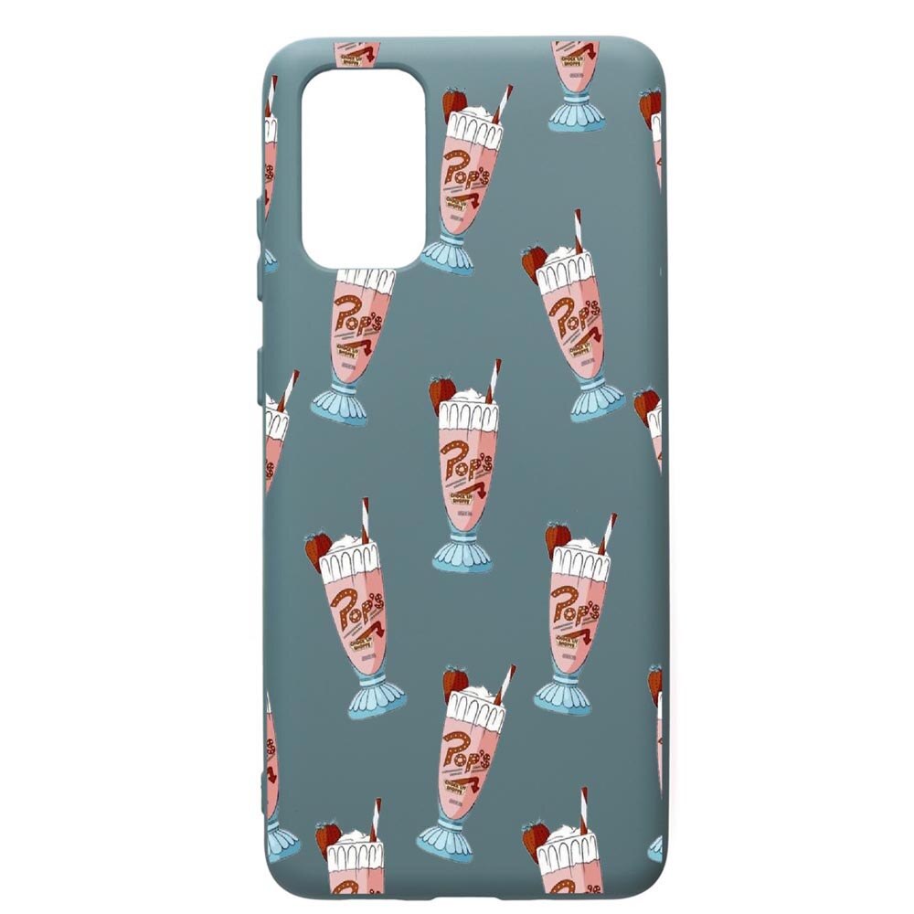 Husa Premium Silicon Compatibila Cu Samsung Galaxy S20 Plus, Riverdale Shake, cu interiorul din material textil, protectie camera, Cornflower, PCF609