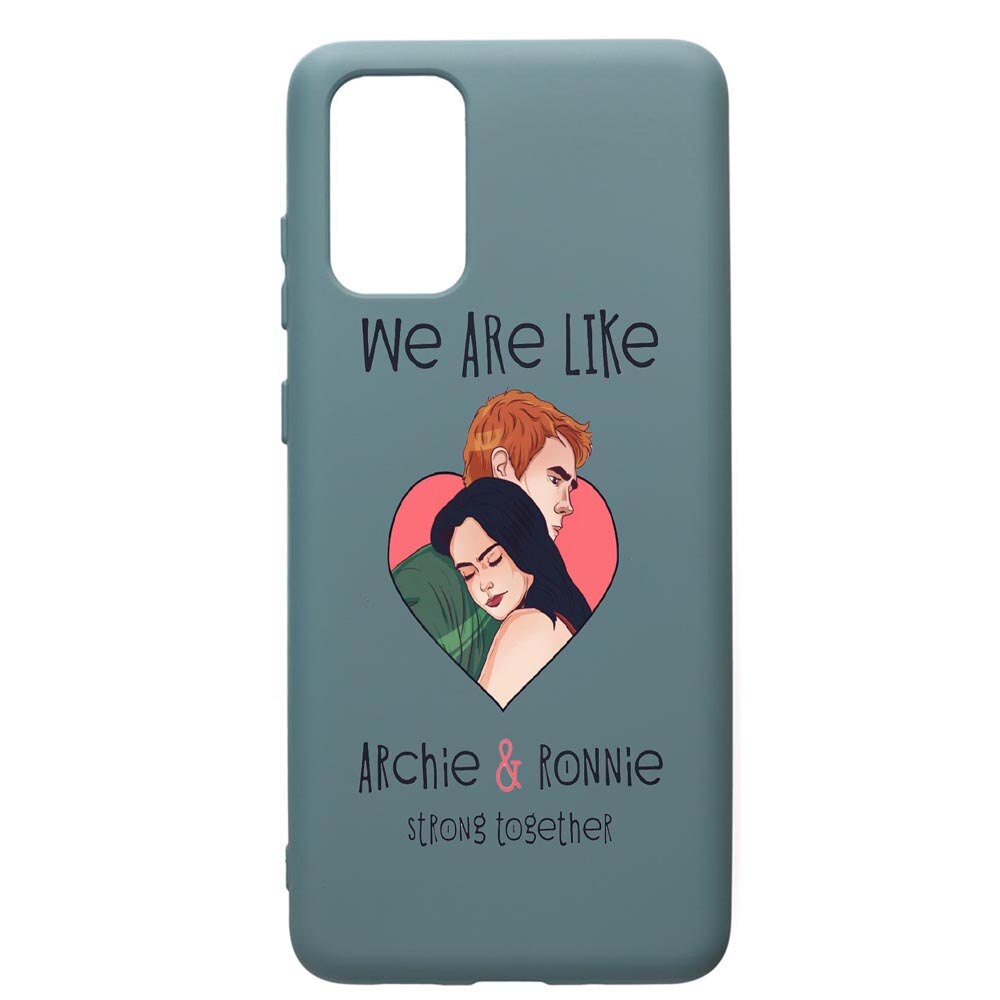 Husa Premium Silicon Compatibila Cu Samsung Galaxy S20 Plus, Riverdale Love, cu interiorul din material textil, protectie camera, Cornflower, PCF624