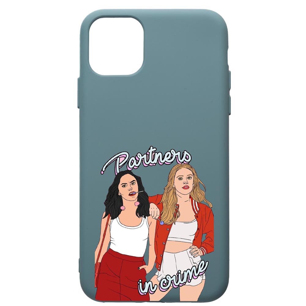 Husa Premium Silicon Compatibila Cu Apple iPhone 11 Pro Max, Riverdale - Crime, cu interiorul din material textil, protectie camera, Cornflower, PCF621