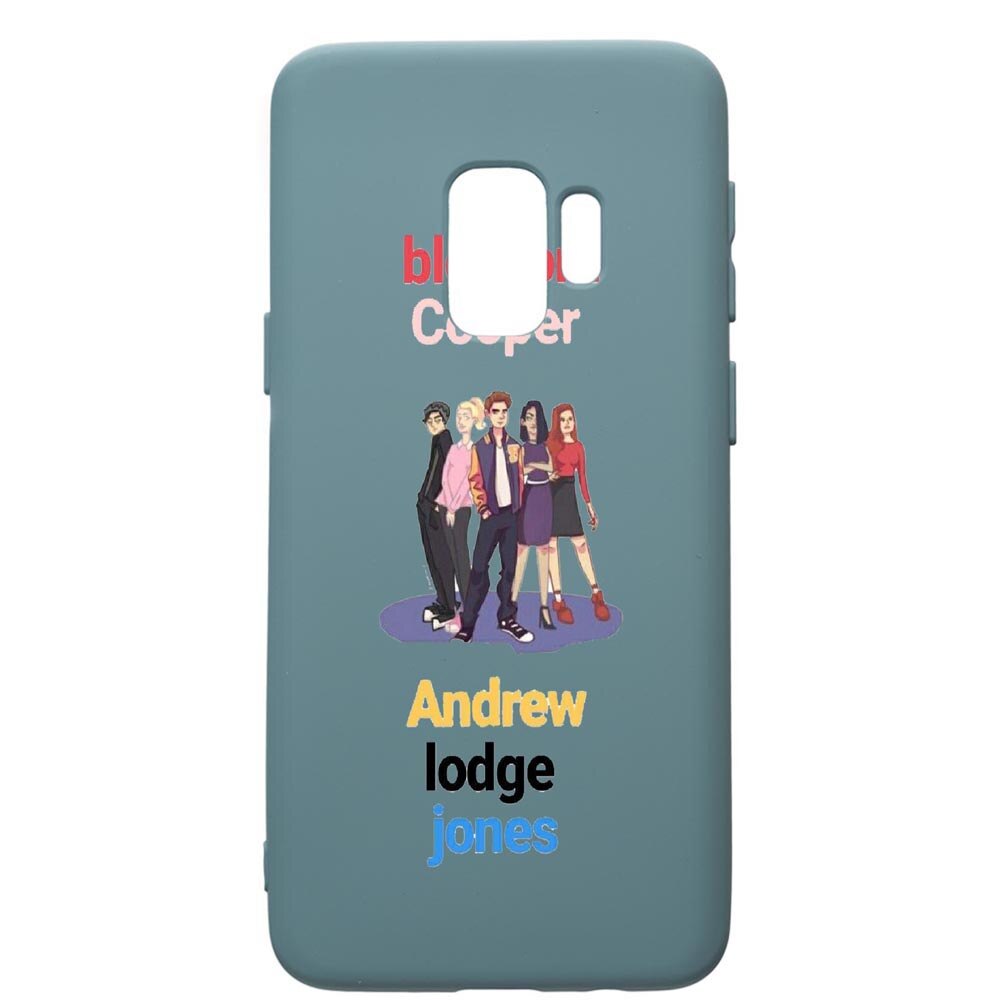 Husa Premium Silicon Compatibila Cu Samsung Galaxy S9, Riverdale, cu interiorul din material textil, protectie camera, Cornflower, PCF623