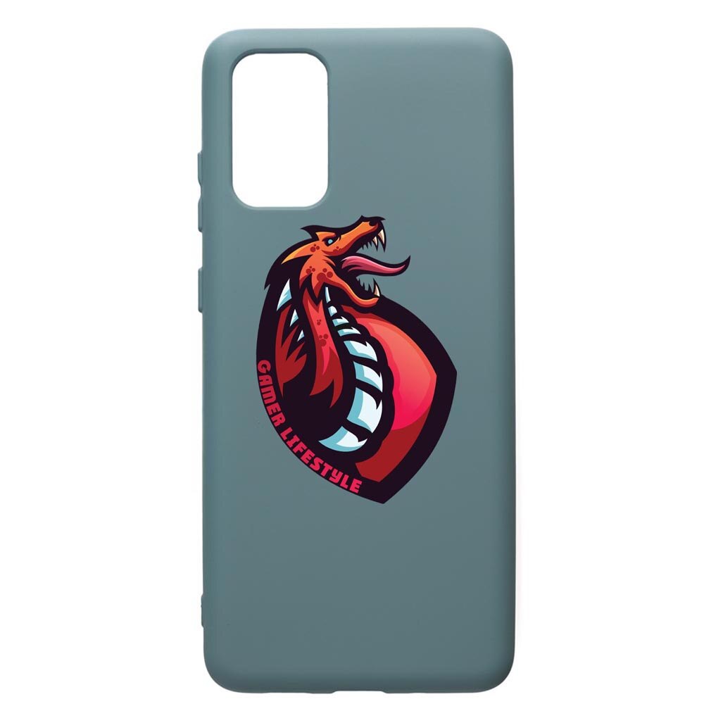 Husa Premium Silicon Compatibila Cu Samsung Galaxy S20 Plus, Gamers, Lifestyle, cu interiorul din material textil, protectie camera, Cornflower, PCF289