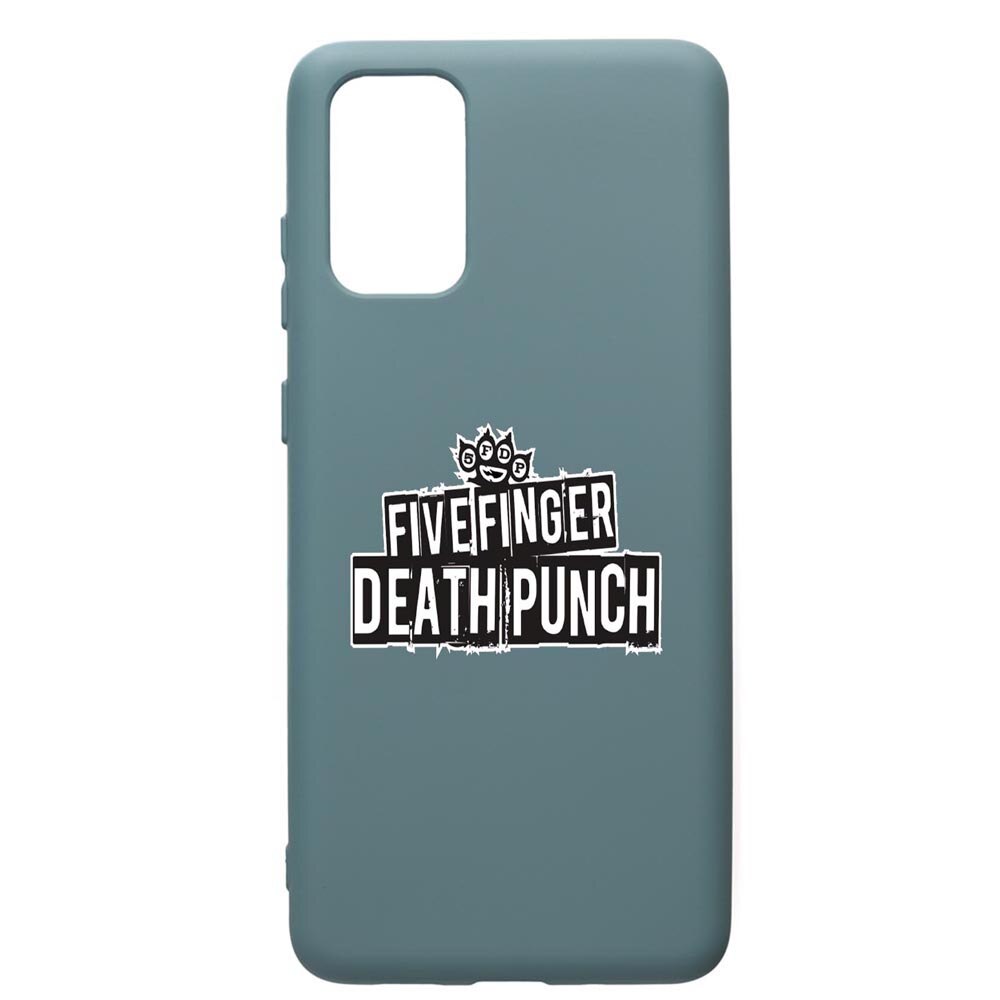 Husa Premium Silicon Compatibila Cu Samsung Galaxy S20 Plus, Five Finger Death Punch, cu interiorul din material textil, protectie camera, Cornflower, PCF536