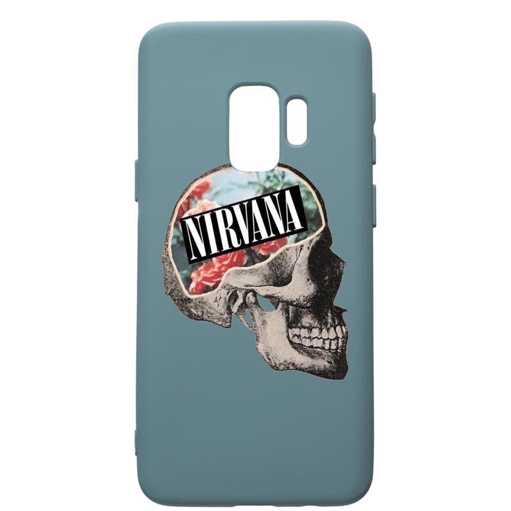 Husa Premium Silicon Compatibila Cu Samsung Galaxy S9, Nirvana, cu interiorul din material textil, protectie camera, Cornflower, PCF535