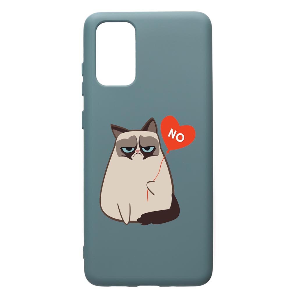 Husa Premium Silicon Compatibila Cu Samsung Galaxy S20 Plus, Meme Gumpy, cu interiorul din material textil, protectie camera, Cornflower, PCF657