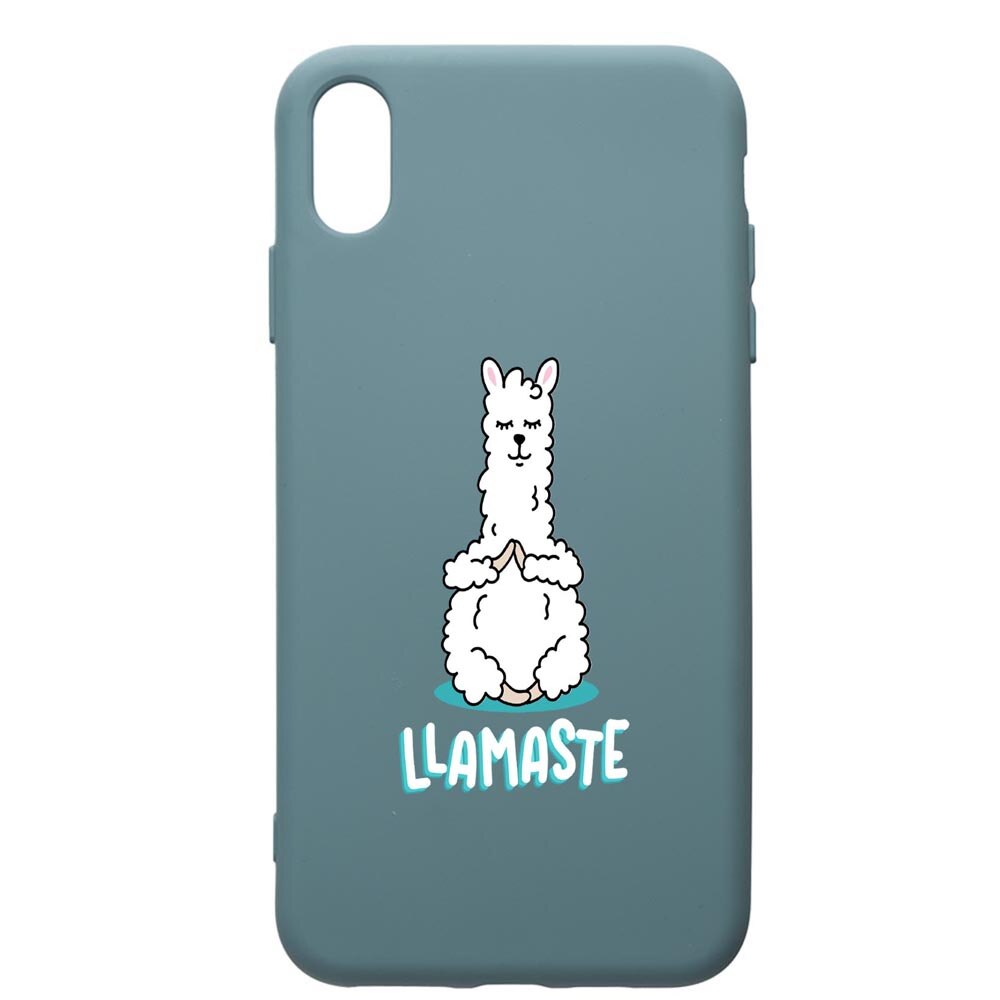 Husa Premium Silicon Compatibila Cu Huawei Y5 2019, Llamaste, cu interiorul din material textil, protectie camera, Cornflower, PCF590