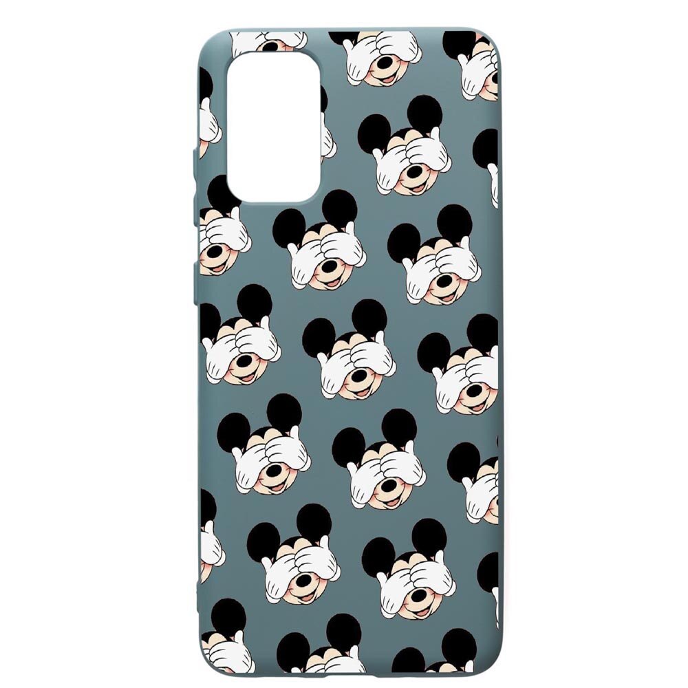 Husa Premium Silicon Compatibila Cu Samsung Galaxy S20 Plus, Mini Mouse, cu interiorul din material textil, protectie camera, Cornflower, PCF603