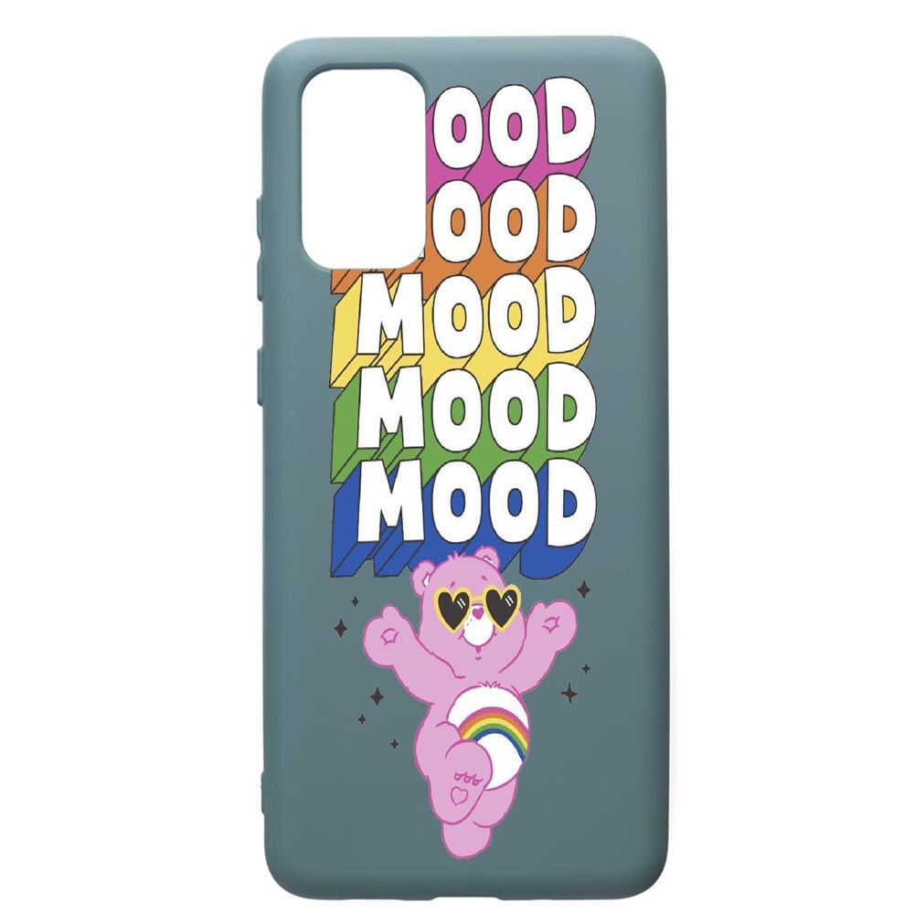 Husa Premium Silicon Compatibila Cu Samsung Galaxy S20 Plus, Mood - Pink Bear, cu interiorul din material textil, protectie camera, Cornflower, PCF599