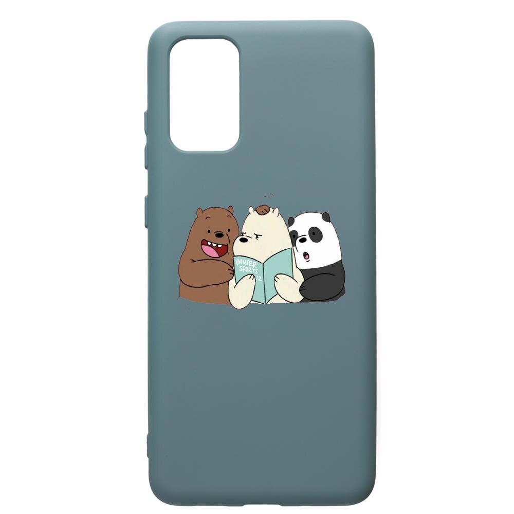 Husa Premium Silicon Compatibila Cu Samsung Galaxy S20 Plus, Winter Sports, cu interiorul din material textil, protectie camera, Cornflower, PCF601