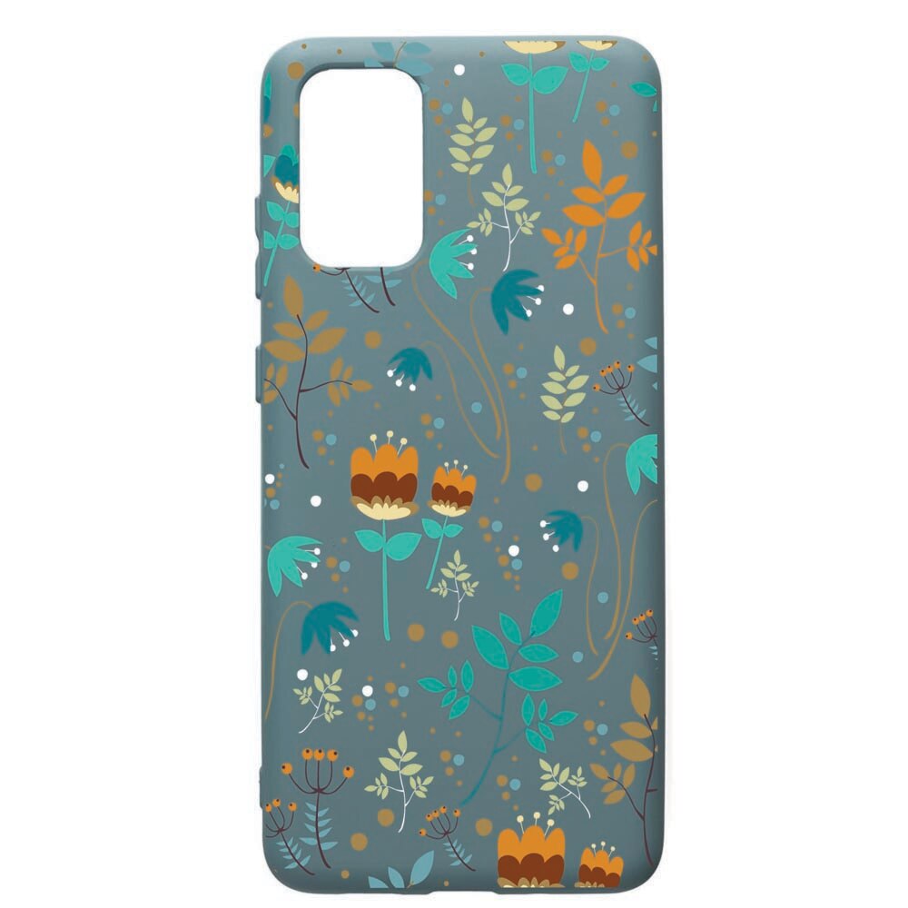 Husa Premium Silicon Compatibila Cu Samsung Galaxy S20 Plus, Spring, cu interiorul din material textil, protectie camera, Cornflower, PCF28
