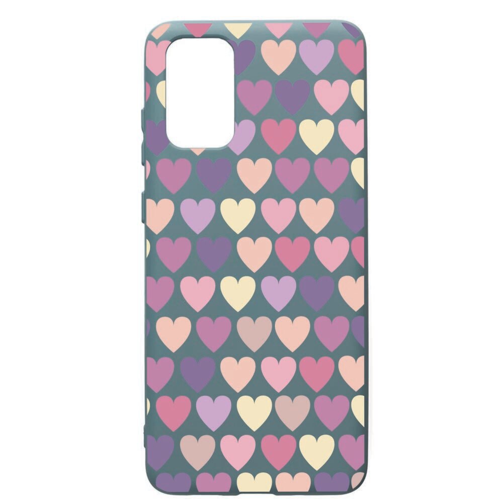 Husa Premium Silicon Compatibila Cu Samsung Galaxy S20 Plus, hearthf, cu interiorul din material textil, protectie camera, Cornflower, PCF34