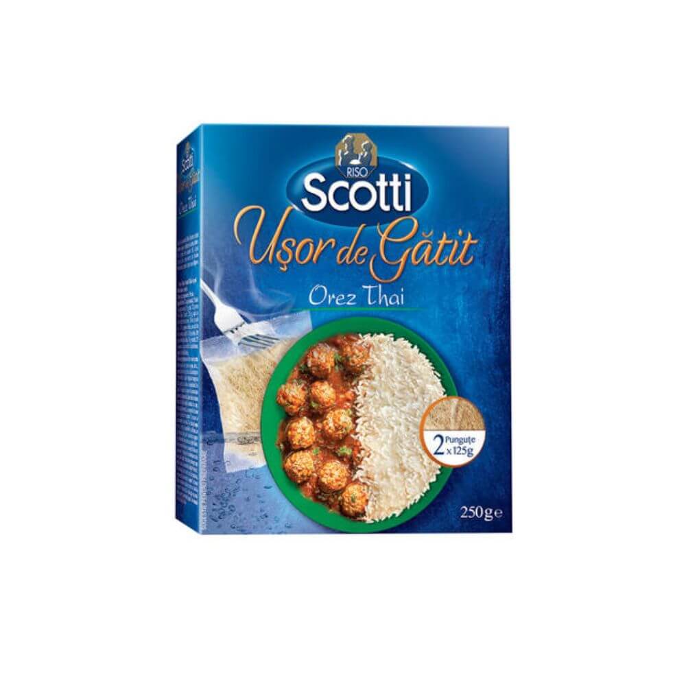 Orez Thai Usor de Gatit Riso Scotti, 250g