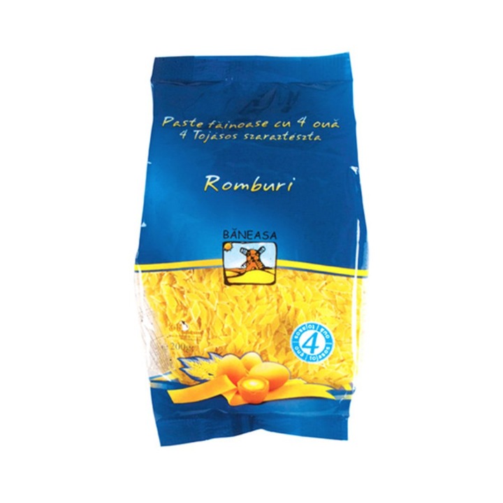 Rombusz tészta 4 Baneasa tojással, 200 g