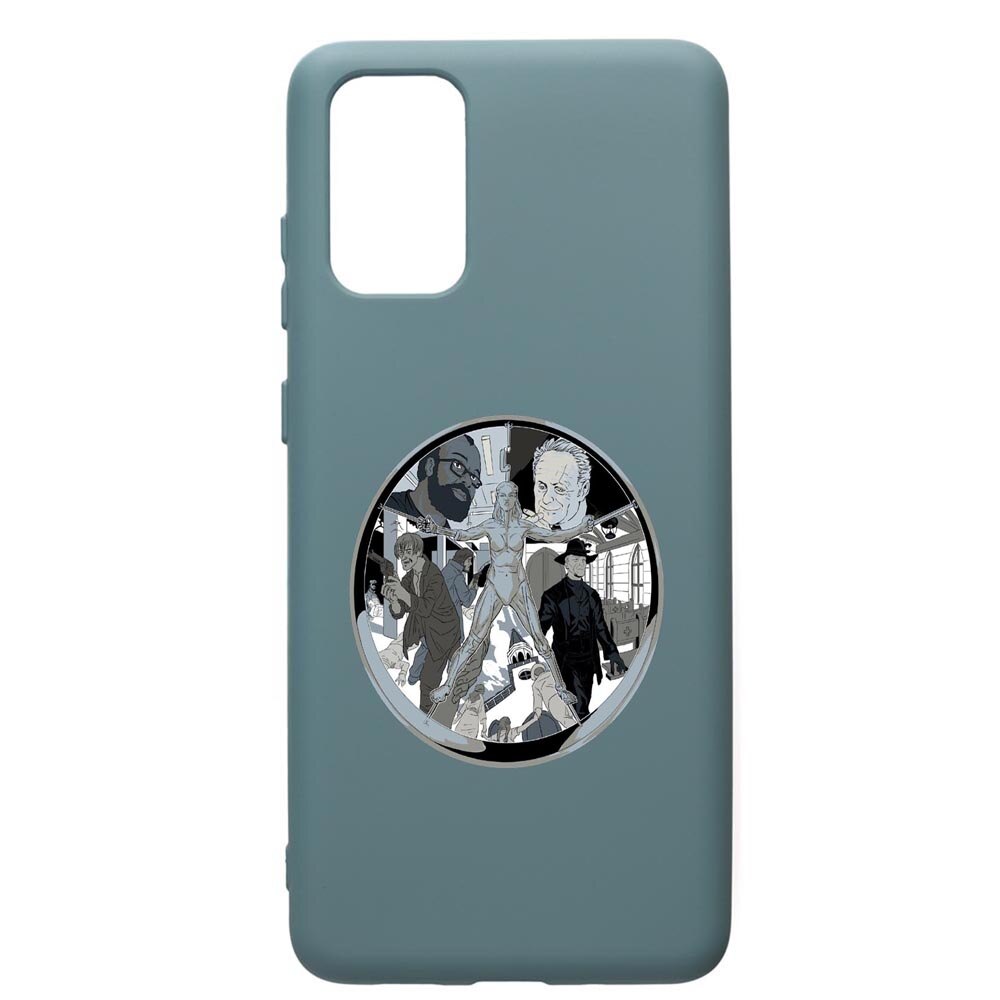 Husa Premium Silicon Compatibila Cu Samsung Galaxy S20 Plus, Westworld, Movie, cu interiorul din material textil, protectie camera, Cornflower, PCF681