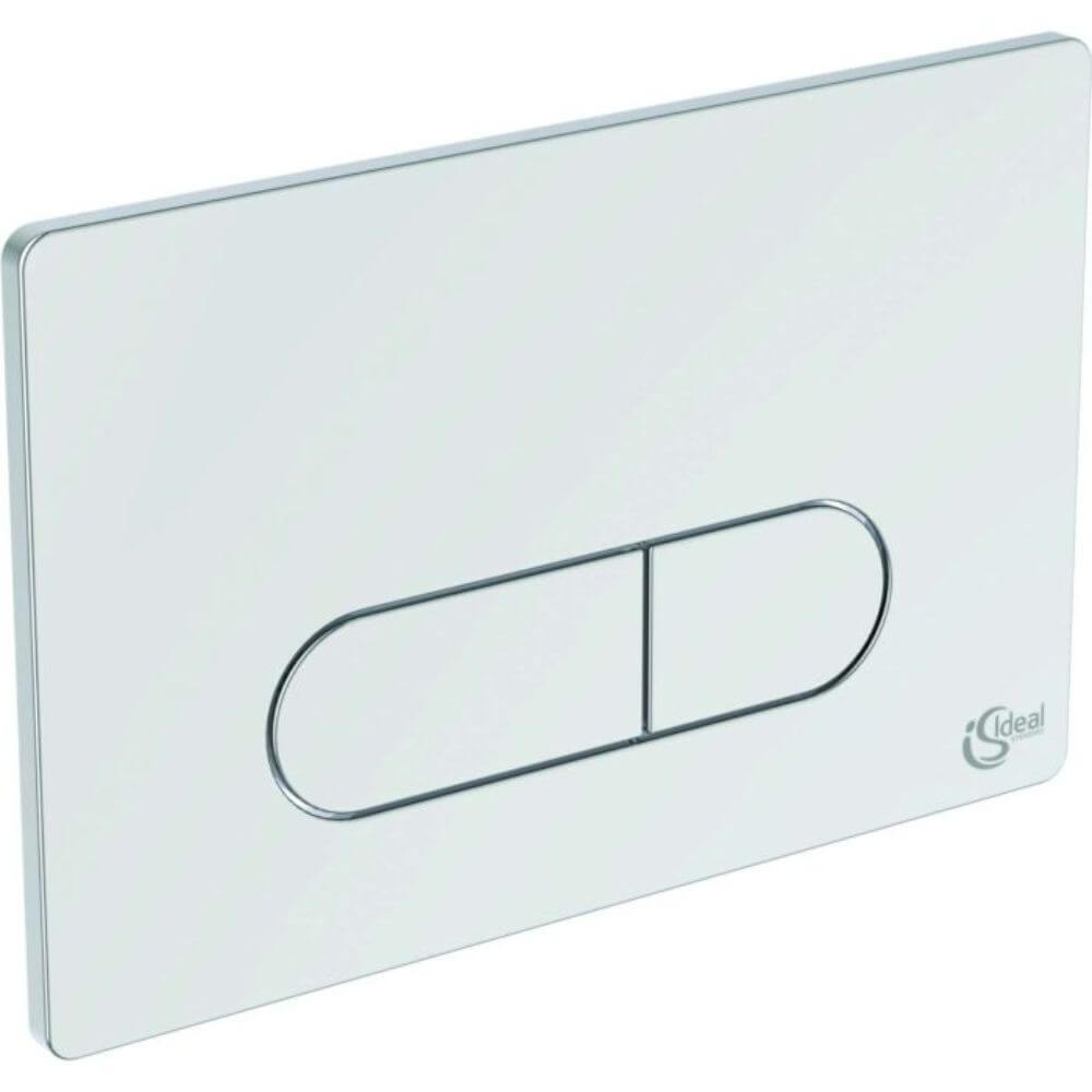 Clapeta Rectangulara WC, Oleas M1 Ideal Standard, 234x154x8.5 mm, Crom Lucios