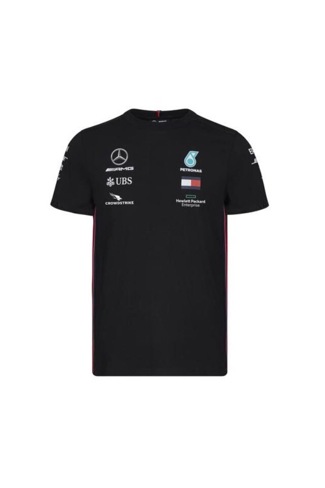 Tricou Barbati Mercedes Benz, Pilot, Negru, L