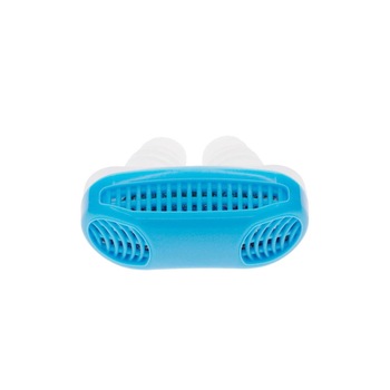 Dispozitiv antisforait 2 in 1 SleepTight , purifica aerul, usor de utilizat,din silicon moale, marime universala, albastru, Doty Dispozitiv antisforait 2 in 1 SleepTight , purifica aerul, usor de utilizat,din silicon moale, marime universala, albastru, Doty