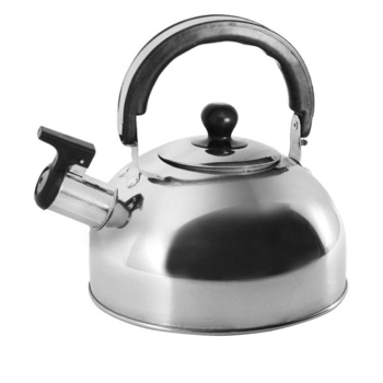 Ceainic din inox cu fluier, Elekom, Maner confortabil, 4 L, Argintiu Ceainic din inox cu fluier, Elekom, Maner confortabil, 4 L, Argintiu