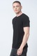 Jack & Jones, Set de tricouri din bumbac organic - 5 piese, Alb/Negru/Bleumarin, M