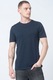 Jack & Jones, Set de tricouri din bumbac organic - 5 piese, Alb/Negru/Bleumarin, M