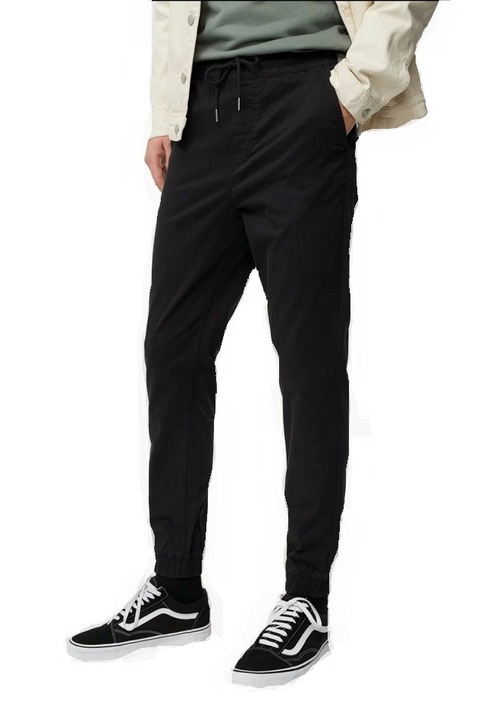 Мъжки спортно-елегантни панталони Jack&Jones Retro, balck, M EU
