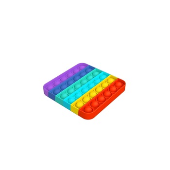 Jucarie senzoriala din silicon Pop it patrat Fidget Toy Pop Bubble antistress Jucarie senzoriala din silicon Pop it patrat Fidget Toy Pop Bubble antistress