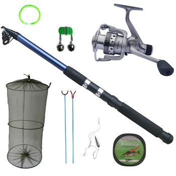 Pachet lanseta telescopica Diamant alb 3 m, mulineta FS 4000, juvelnic, suport u si v, bambina, clopotel, fir 100 m, montura crap, putere de aruncare 40-80 g Pachet lanseta telescopica Diamant alb 3 m, mulineta FS 4000, juvelnic, suport u si v, bambina, clopotel, fir 100 m, montura crap, putere de aruncare 40-80 g