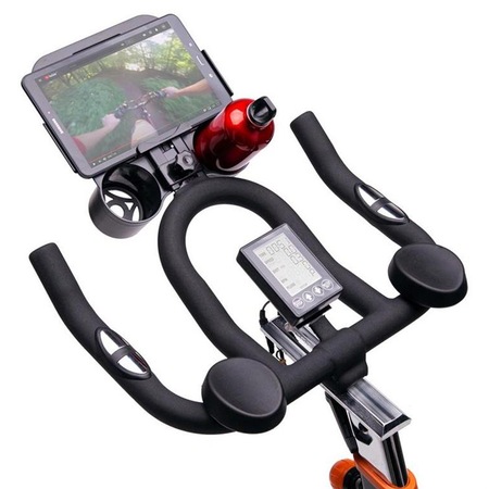 Bicicleta spinning HMS SW2102, volanta 15 kg, greutate maxima utilizator 120 kg