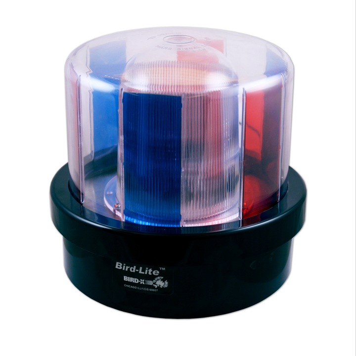Madárriasztó készülék villogó- fénynyalábokkal, 500 m2 területre - Bird Strobe Lite 220V