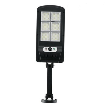 Lampa solara stradala 150 LED SMD, cu senzor de miscare, panou solar incorporat, brat de montare inclus si telecomanda cu functii multiple de setare a intensitatii luminoase si timpului de functionare teleMAG Lampa solara stradala 150 LED SMD, cu senzor de miscare, panou solar incorporat, brat de montare inclus si telecomanda cu functii multiple de setare a intensitatii luminoase si timpului de functionare teleMAG