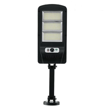 Lampa solara stradala 225 LED SMD, cu senzor de miscare, panou solar incorporat, brat de montare inclus si telecomanda cu functii multiple de setare a intensitatii luminoase si timpului de functionare teleMAG Lampa solara stradala 225 LED SMD, cu senzor de miscare, panou solar incorporat, brat de montare inclus si telecomanda cu functii multiple de setare a intensitatii luminoase si timpului de functionare teleMAG