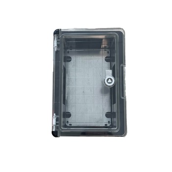 Panou negru ABS Vision 20X30X13 IP 65 Usa Transparent Clasic Panou negru ABS Vision 20X30X13 IP 65 Usa Transparent Clasic
