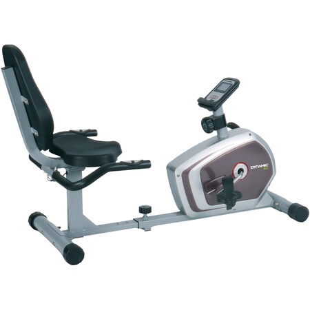 Bicicleta fitness magnetica orizontala DYNAMIC R15, volanta 5 kg, greutate maxima utilizator 100 kg