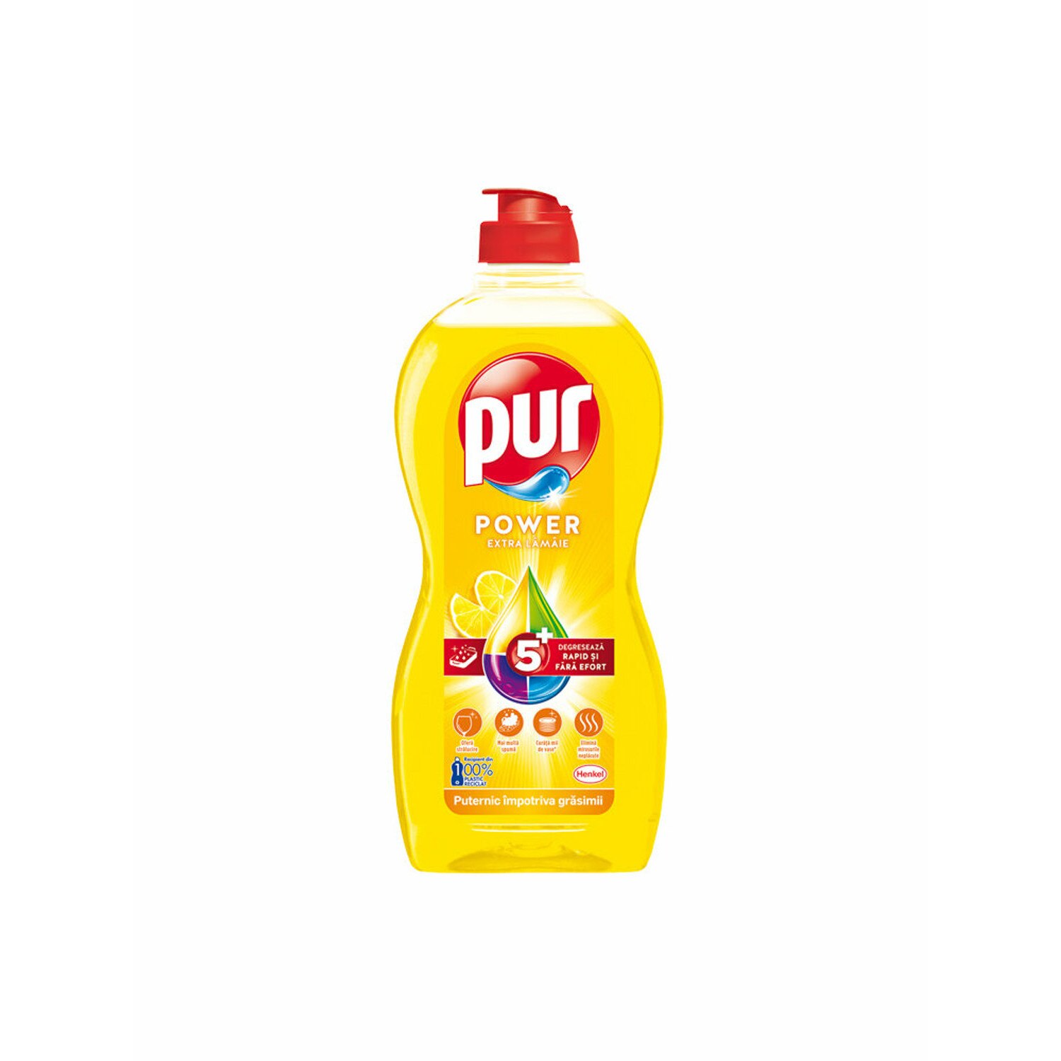 Detergent vase Pur 450ml Lemon