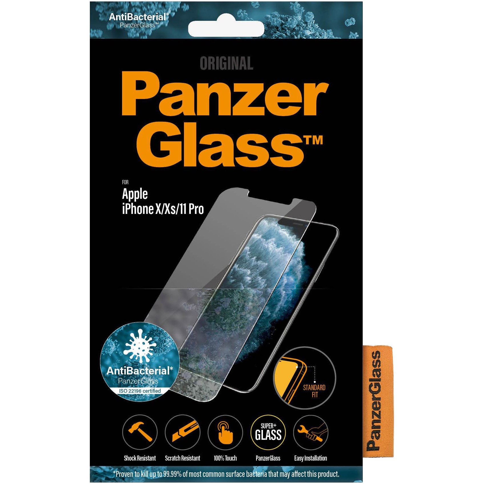 Folie de protectie PanzerGlass pentru Apple iPhone X/Xs/11 Pro