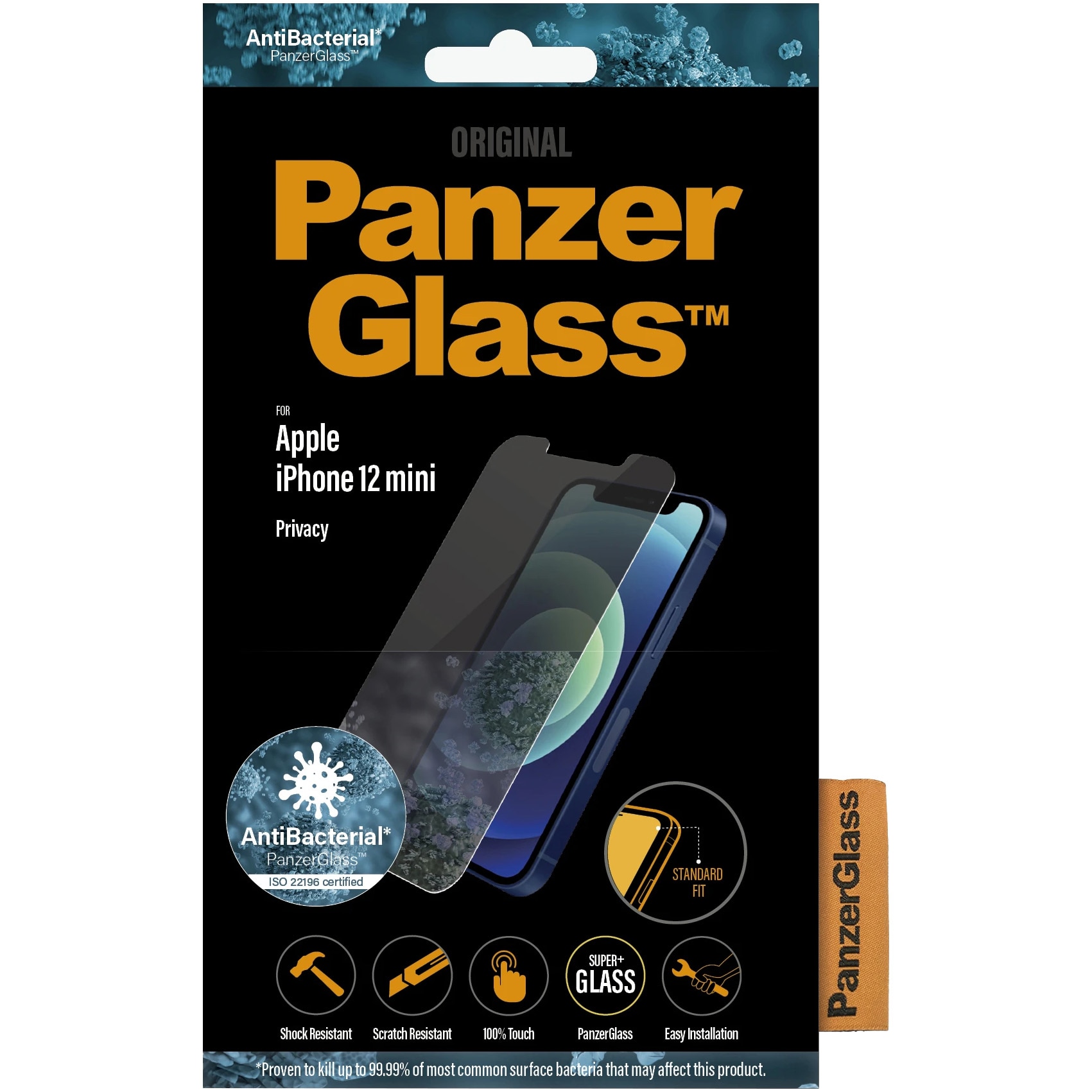 Folie de protectie PanzerGlass pentru Apple iPhone 12 mini Privacy AB