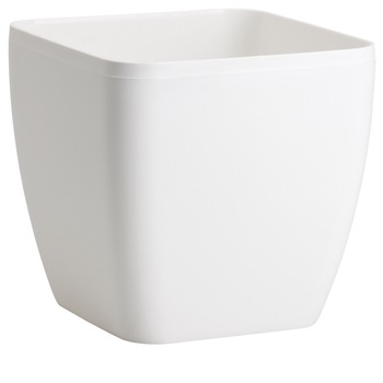 Ghiveci decorativ Enio, Vasar, patrat, white, interior/exterior, 3 l, 16 x 15 cm Ghiveci decorativ Enio, Vasar, patrat, white, interior/exterior, 3 l, 16 x 15 cm