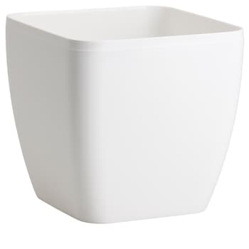 Ghiveci decorativ Enio, Vasar, patrat, white, interior/exterior, 2 l, 14 x 13 cm Ghiveci decorativ Enio, Vasar, patrat, white, interior/exterior, 2 l, 14 x 13 cm