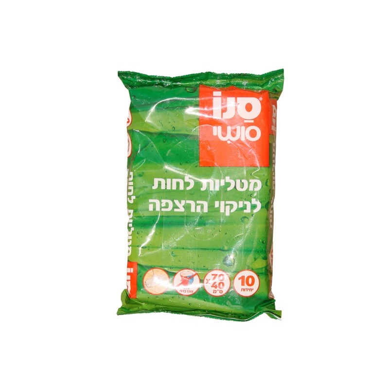 Lavete umede pentru pardoseli sano sushi 10 bucati, 70x 40 cm