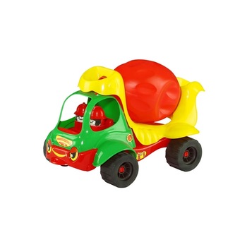 Camion Betoniera Tupiko cu doua figurine, Robentoys Camion Betoniera Tupiko cu doua figurine, Robentoys