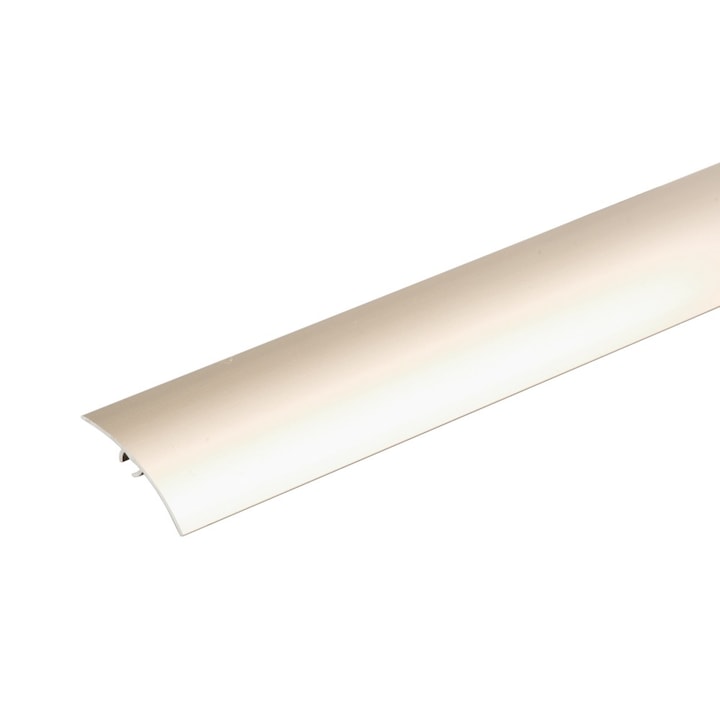 Profil de trecere din aluminiu 3104 (SM01) culoare inox deschis 270cm X 40mm