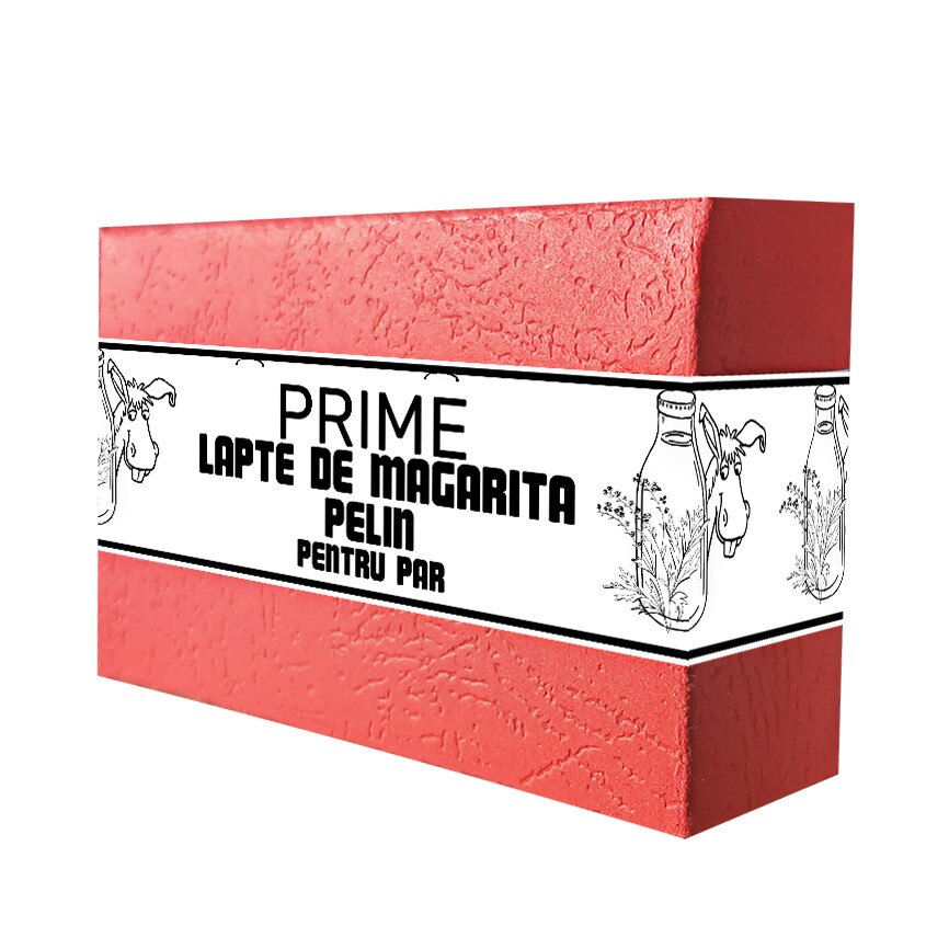 Sapun natural Prime cu lapte de magarita si pelin 70g