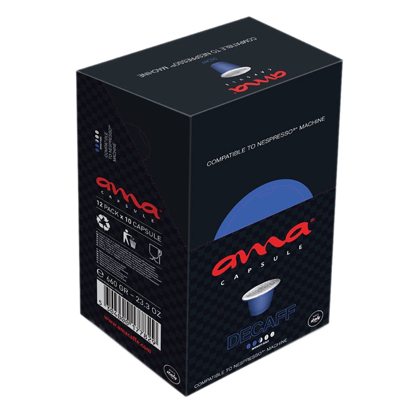 Cafea capsule, ama, Decaff, 12 x 10 capsule