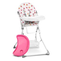 scaun de masa bebelusi model cupcakes pliabil tavita detasabila husa impermeabila suport ajustabil pentru picioare include cos pentru depozitare roz imagen 30_0_
0