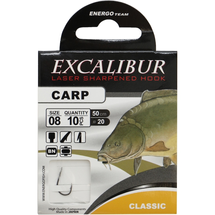 Куки за риболов Legate Energo Team Excalibur Carp Classic Bn Nr 8