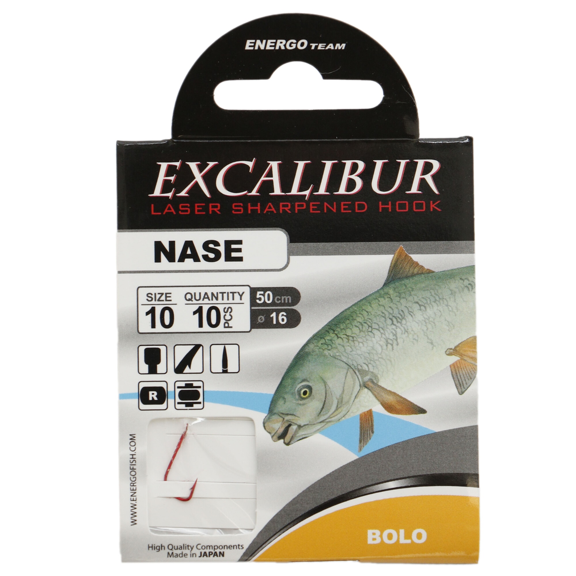 Carlige Excalibur Bolo Red Nr.10