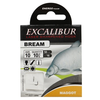 Carlige Excalibur Bream Maggot BN Nr.10 Carlige Excalibur Bream Maggot BN Nr.10
